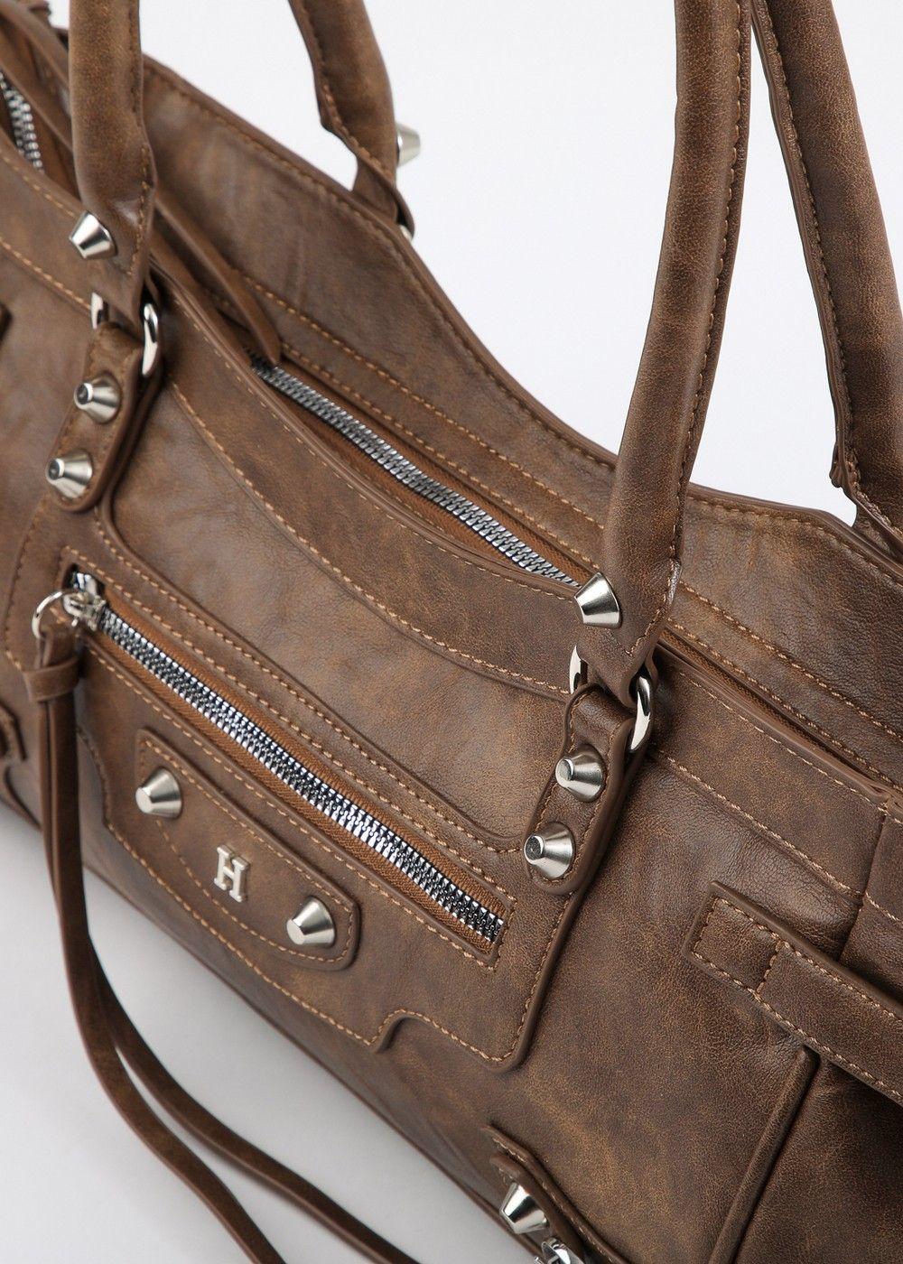 Cartera Hombro Coco Brown Humana-2
