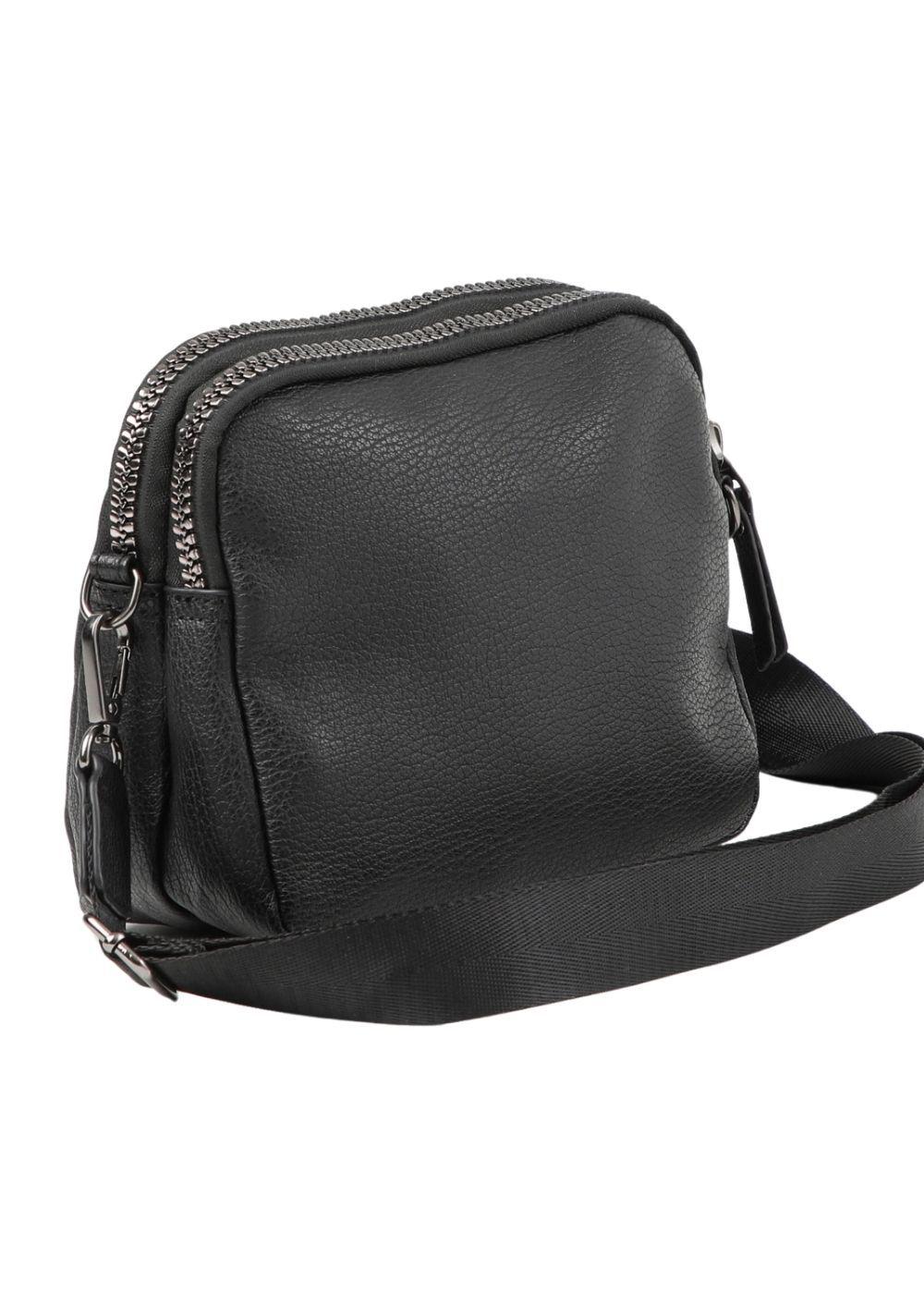 Cartera Cruzada Cissy Negro Humana-2