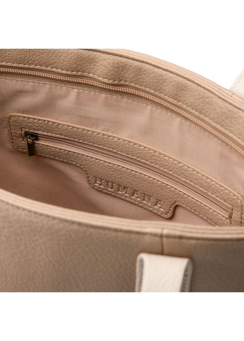 Cartera Hombro Joan Beige Humana-2