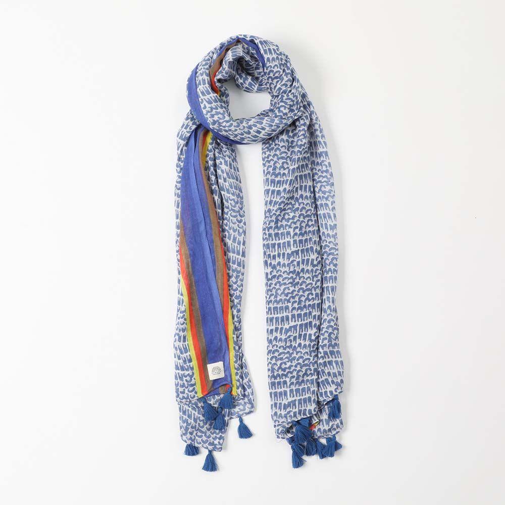 Pañuelo Estampado Azul Jane Humana-0