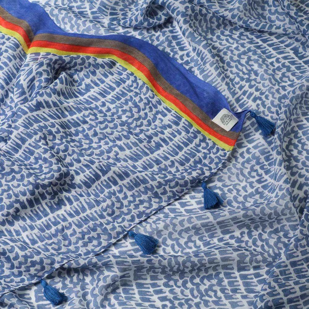 Pañuelo Estampado Azul Jane Humana-1