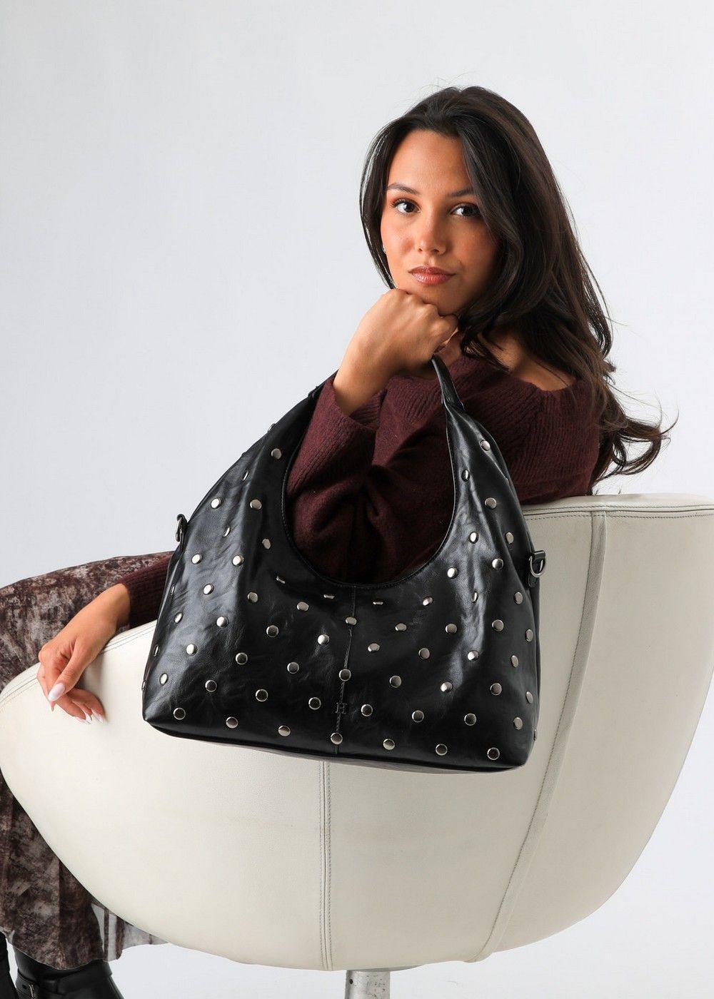 Cartera Hombro Anais Negro Humana-3