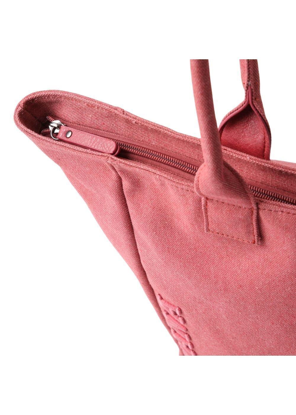 Cartera Tote Delfi Canvas Fucsia Humana-2