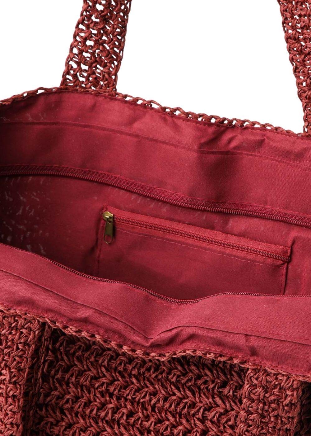 Cartera Playa Rojo Humana-3