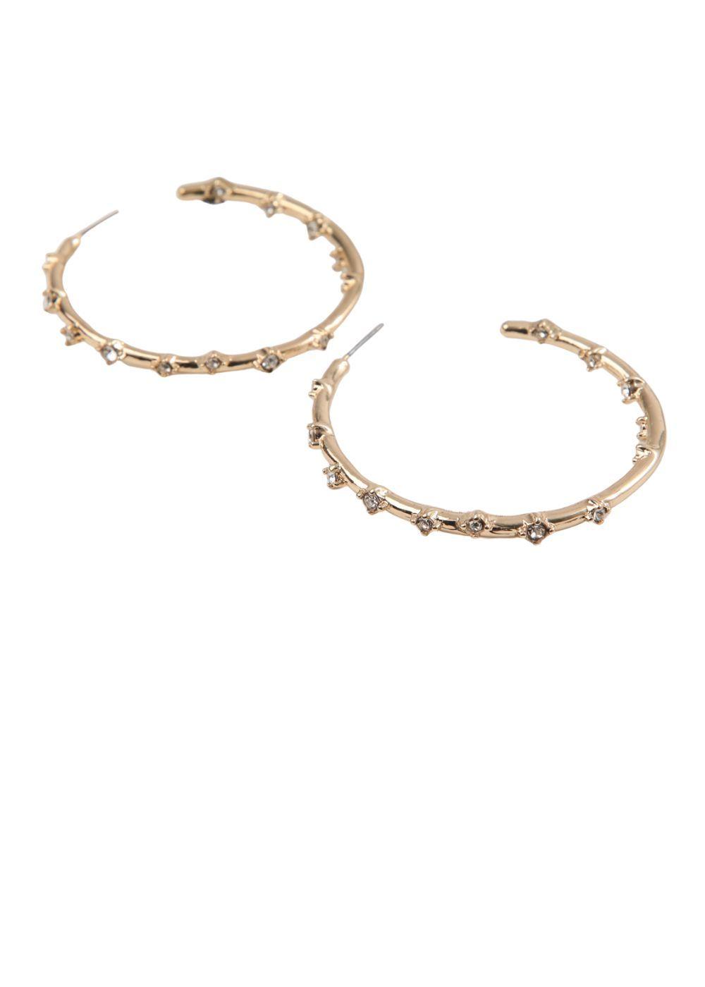 Aros Argolla Briana Dorado i-D-0