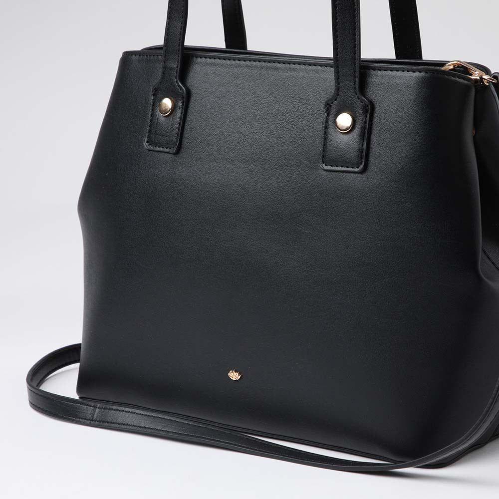 Cartera Hombro Olimpia Negra i-D-1