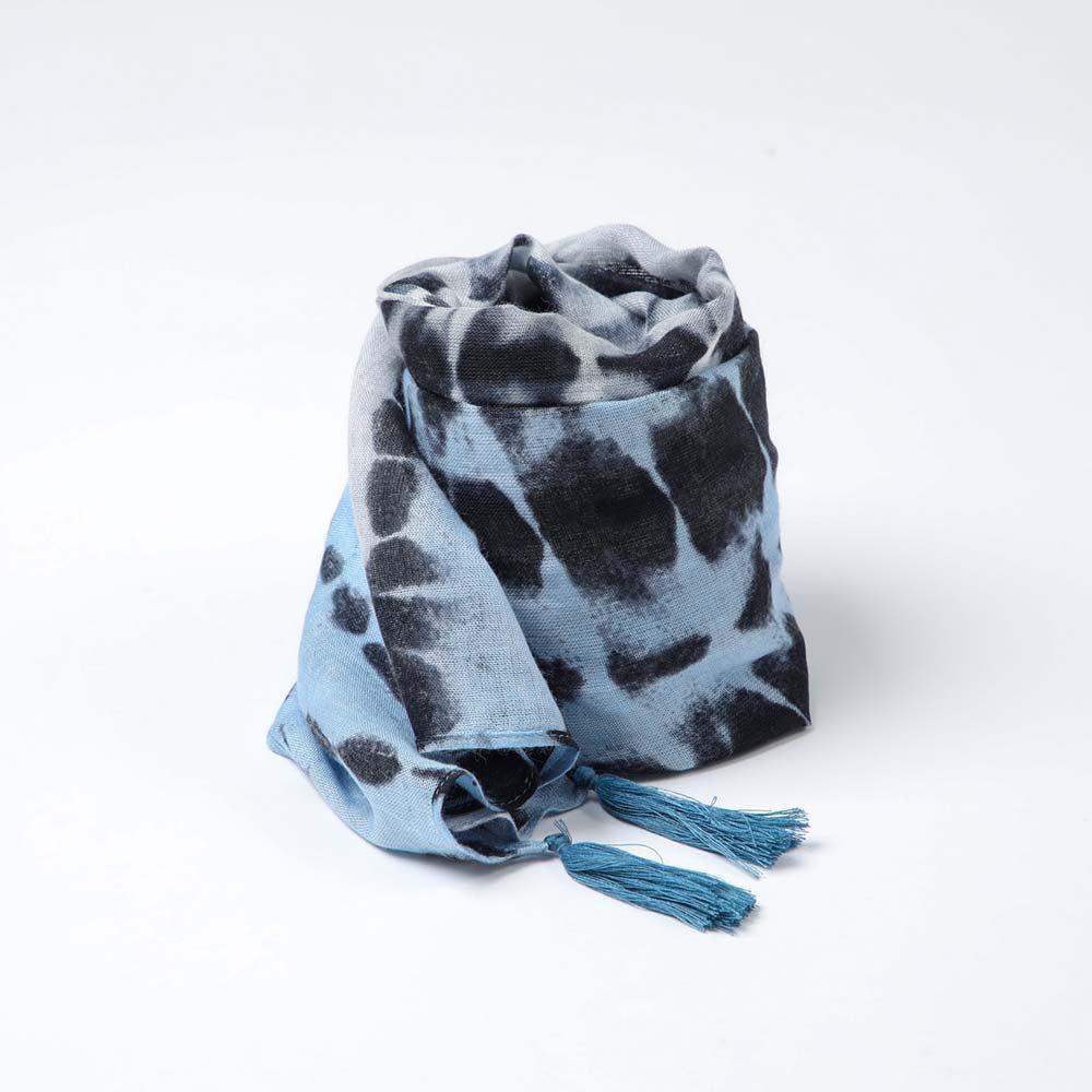 Pañuelo Estampado Aurora Azul Humana-0