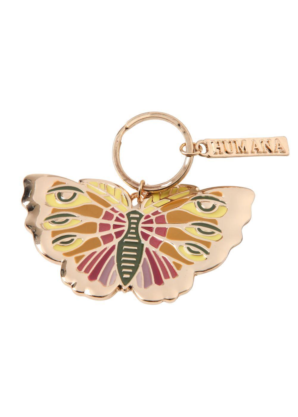 Llavero Butterfly Rosado Humana-0