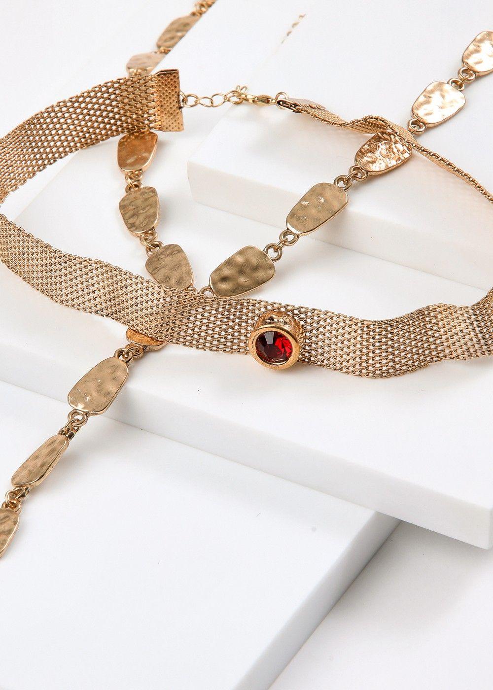 Collar Corto Sul Dorado Humana-0