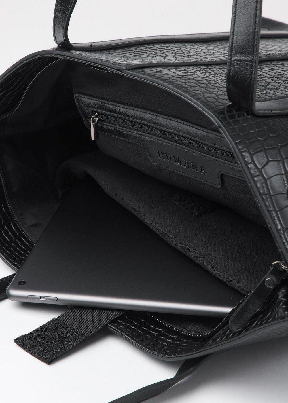 Cartera Tote Beryl Negro Humana-3