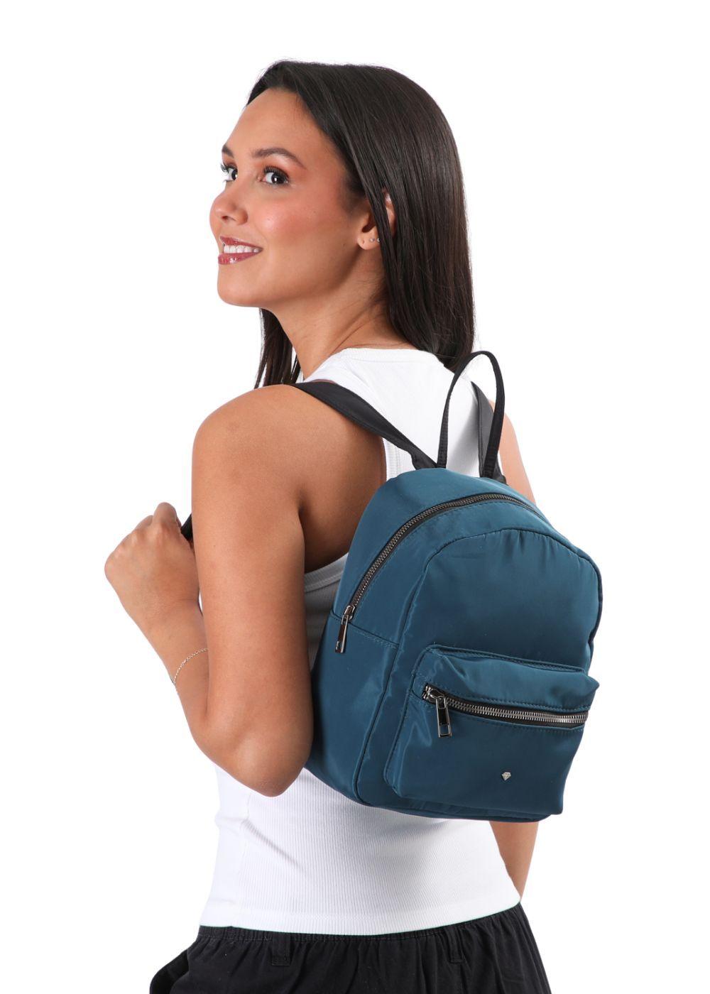 Cartera Mochila Camille Azul  i-D-3