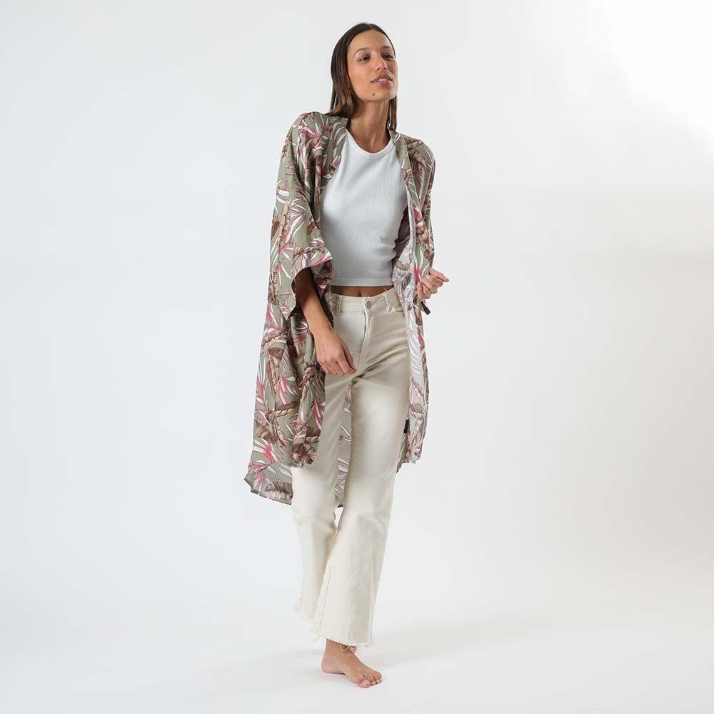 Kimono Peonias Verde Humana-0