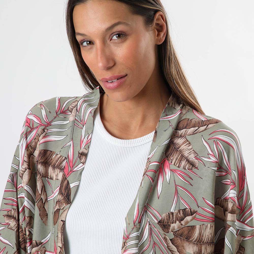 Kimono Peonias Verde Humana-1