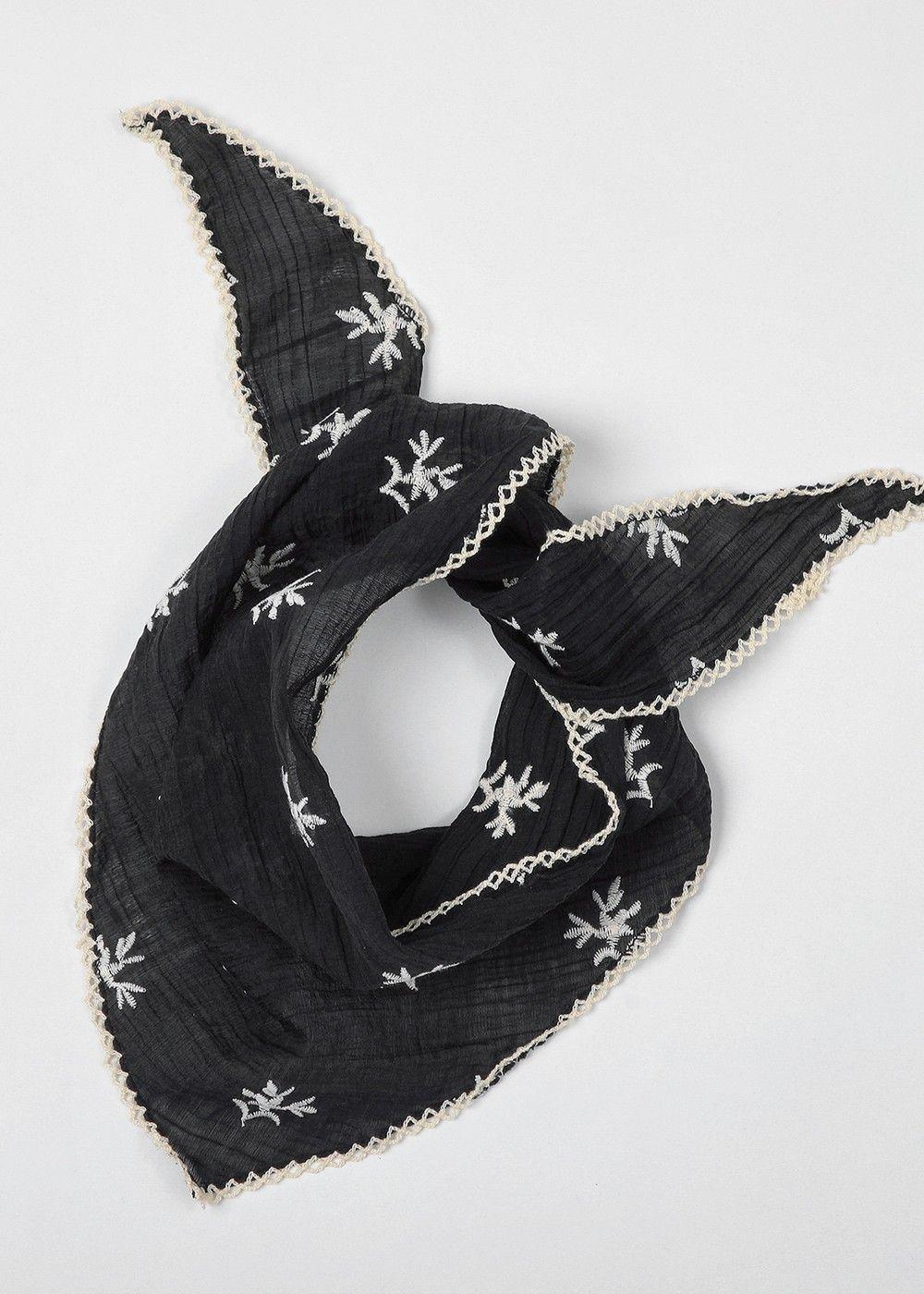 Pañuelo Bandana Trend Delfina Black Humana-0