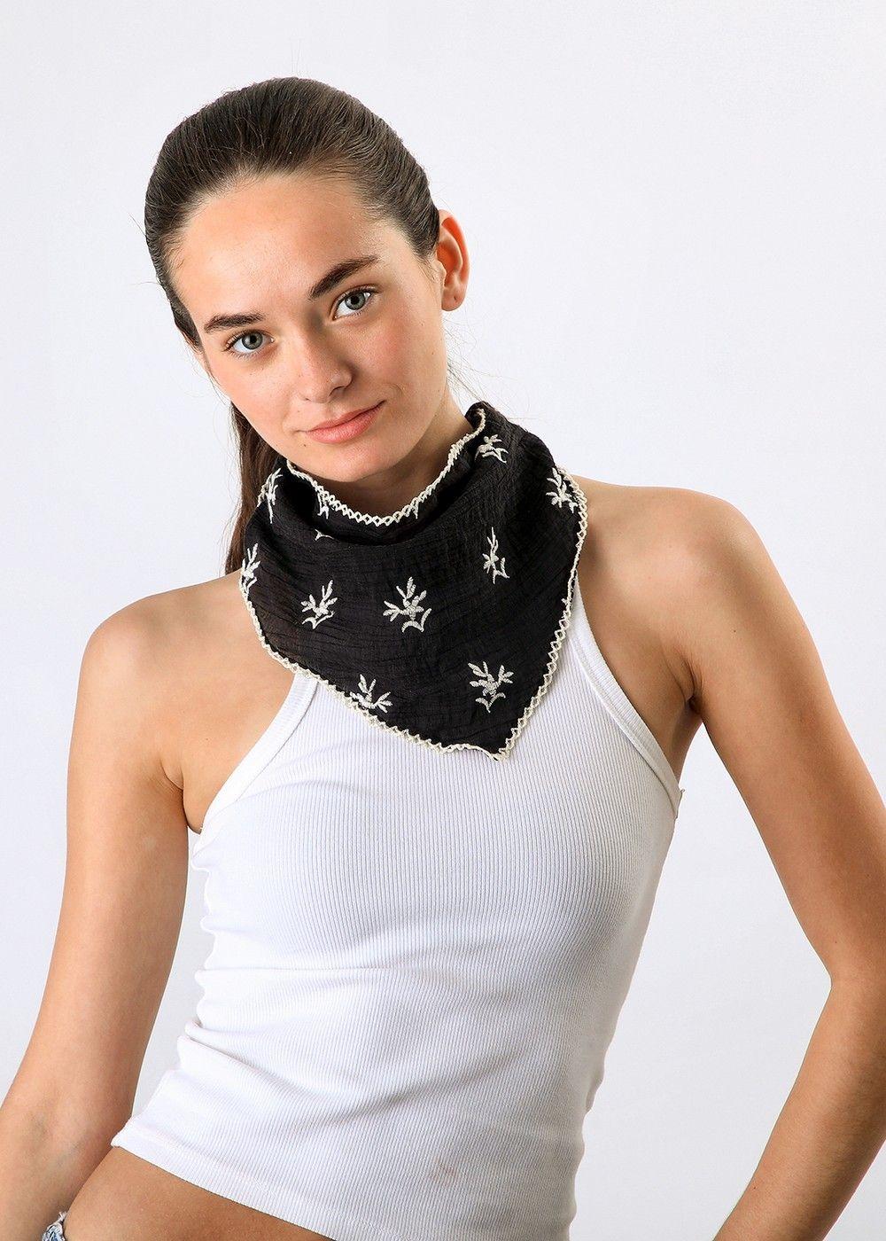 Pañuelo Bandana Trend Delfina Black Humana-1