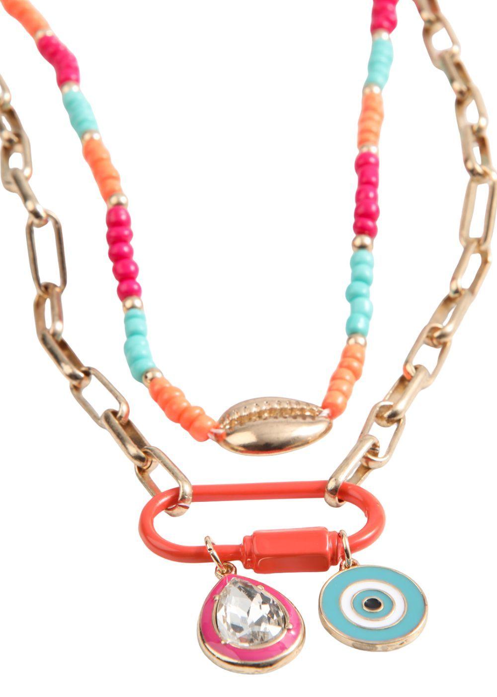 Collar Corto Sea Eye Dorado Humana-0