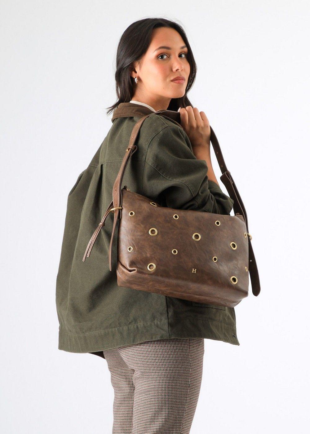 Cartera Hombro Angie Café Humana-3