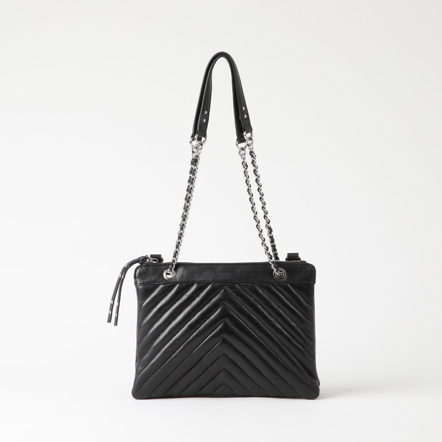 Cartera Cuero Cruzada Roma Black-0