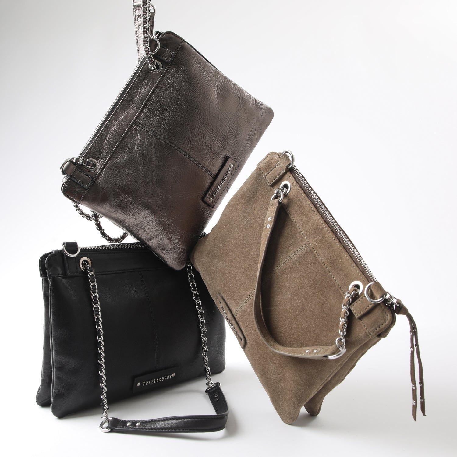 Cartera Cuero Cruzada Roma Black-7