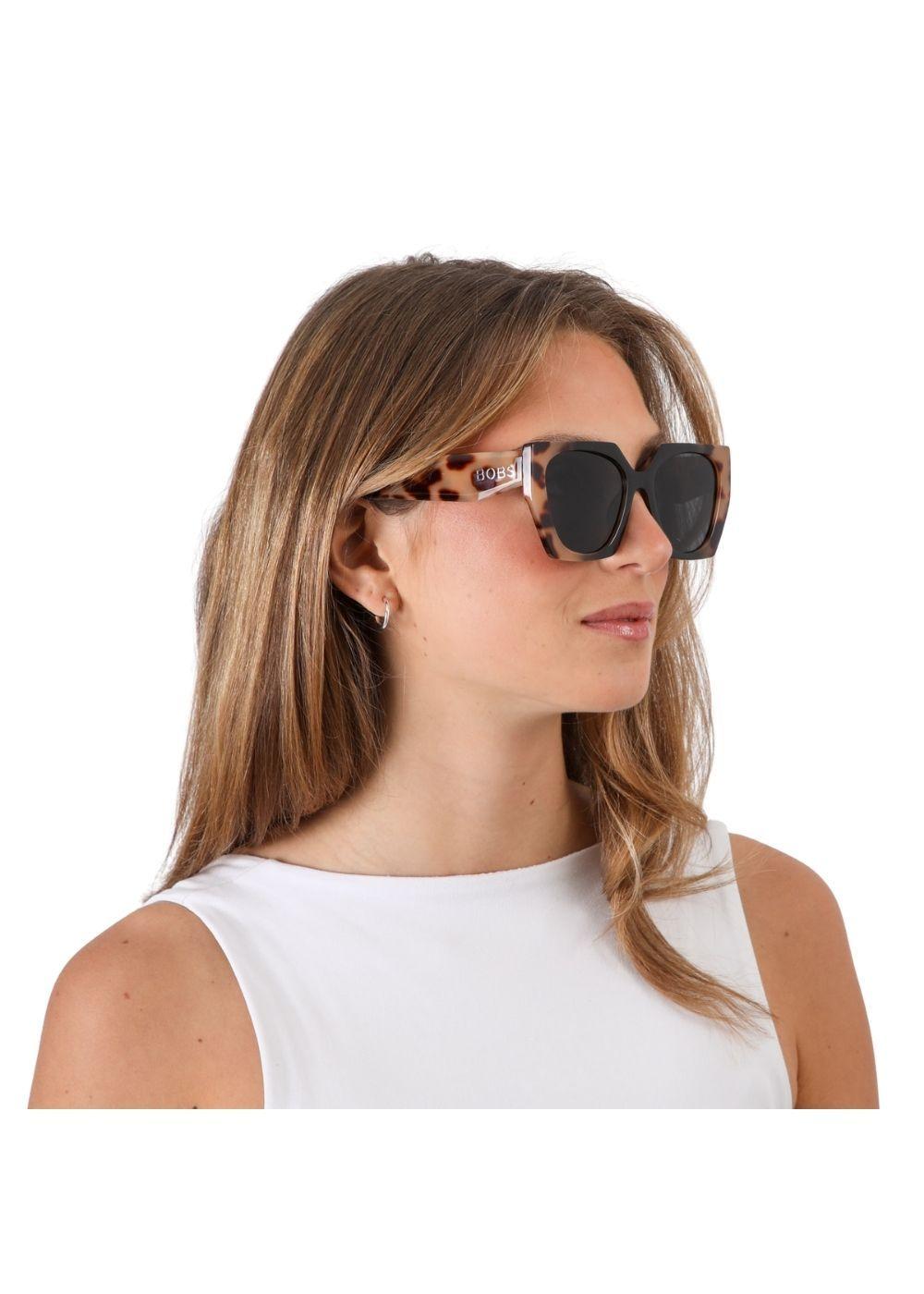 Anteojos de sol Santorini Cat-eye carey negro Bobs-3