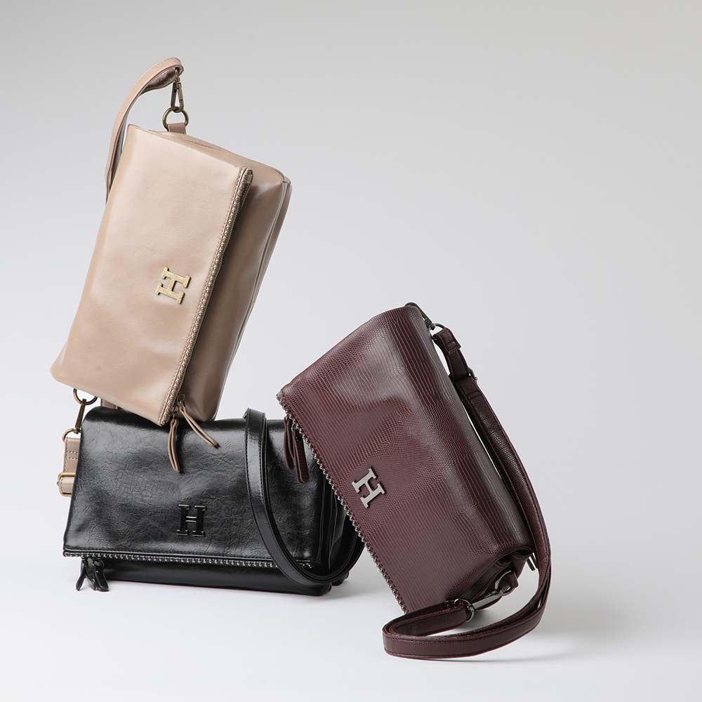 Cartera Cruzada Tyler Negro Humana-1