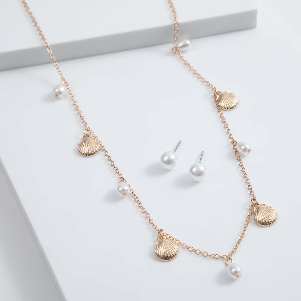 Collar + Aro Anga Dorado i-D-0
