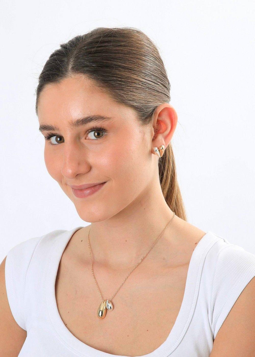 Set De Collar Zafra Dorado I-D-1