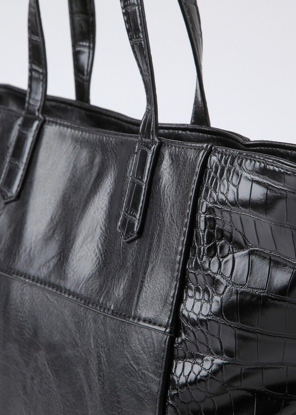 Cartera Tote Beren Black Humana-2