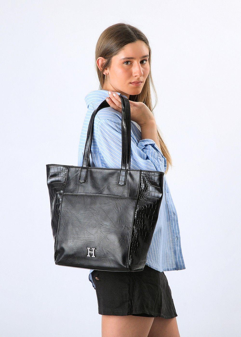 Cartera Tote Beren Black Humana-3