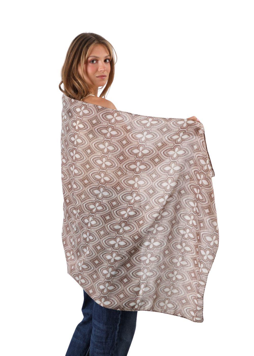 Pañuelo Estampado Juan Beige Humana-2