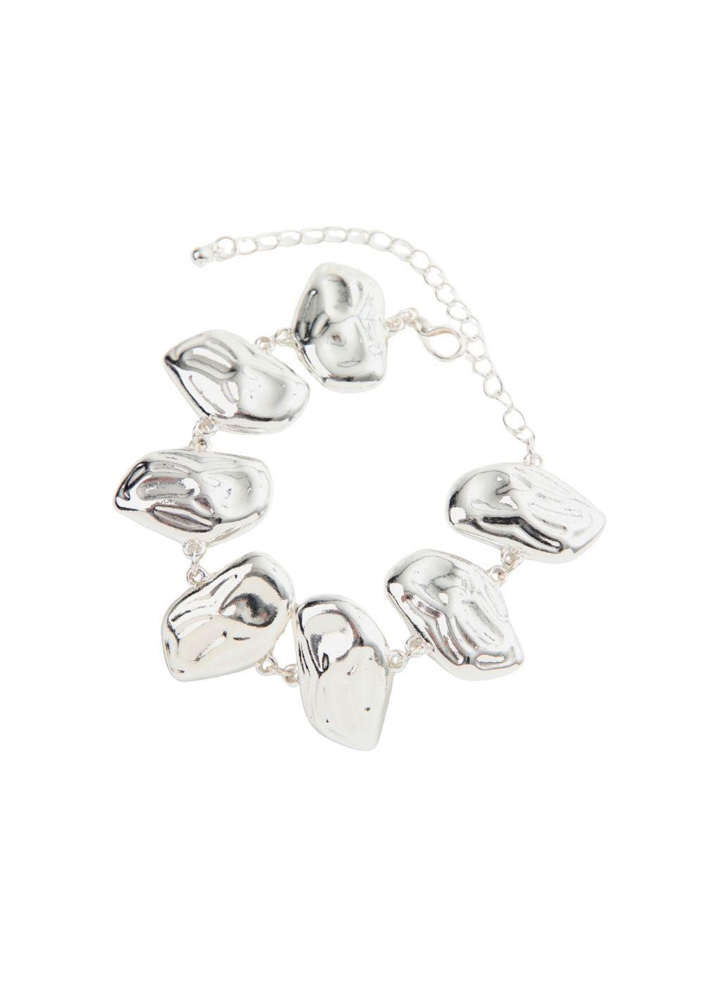 Pulsera Blanda Jara Plateado I-D-0