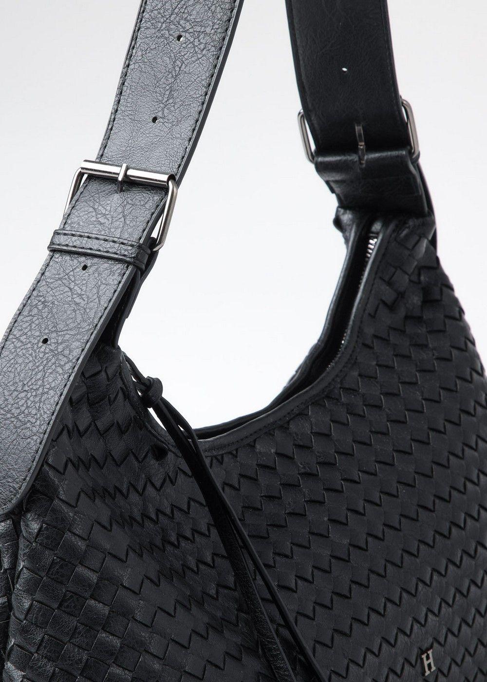 Cartera Hombro Elena Negro Humana-2