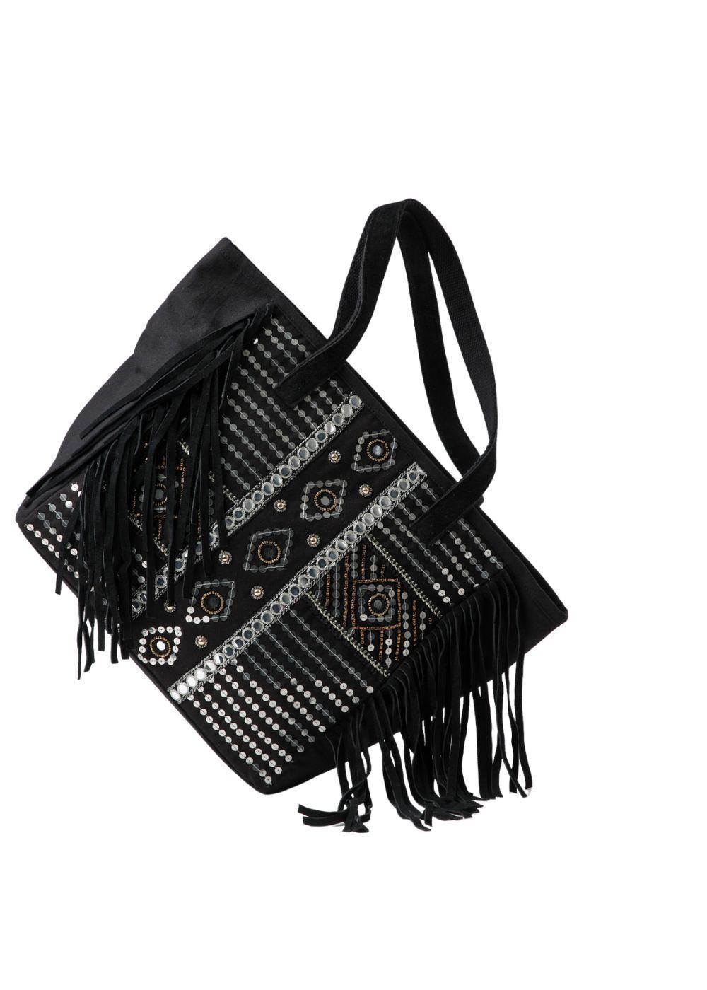 Cartera Hombro Victoria Negra Humana-1
