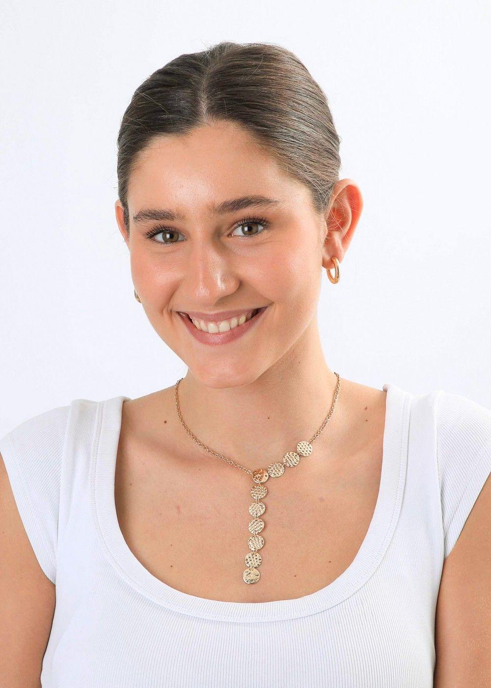 Collar Corto Bianca Dorado I-D-1