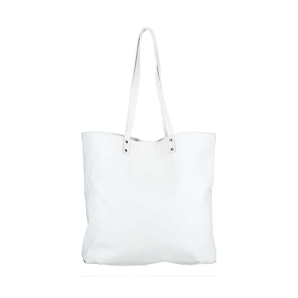 Cartera Hombro Flower Crema Humana-1