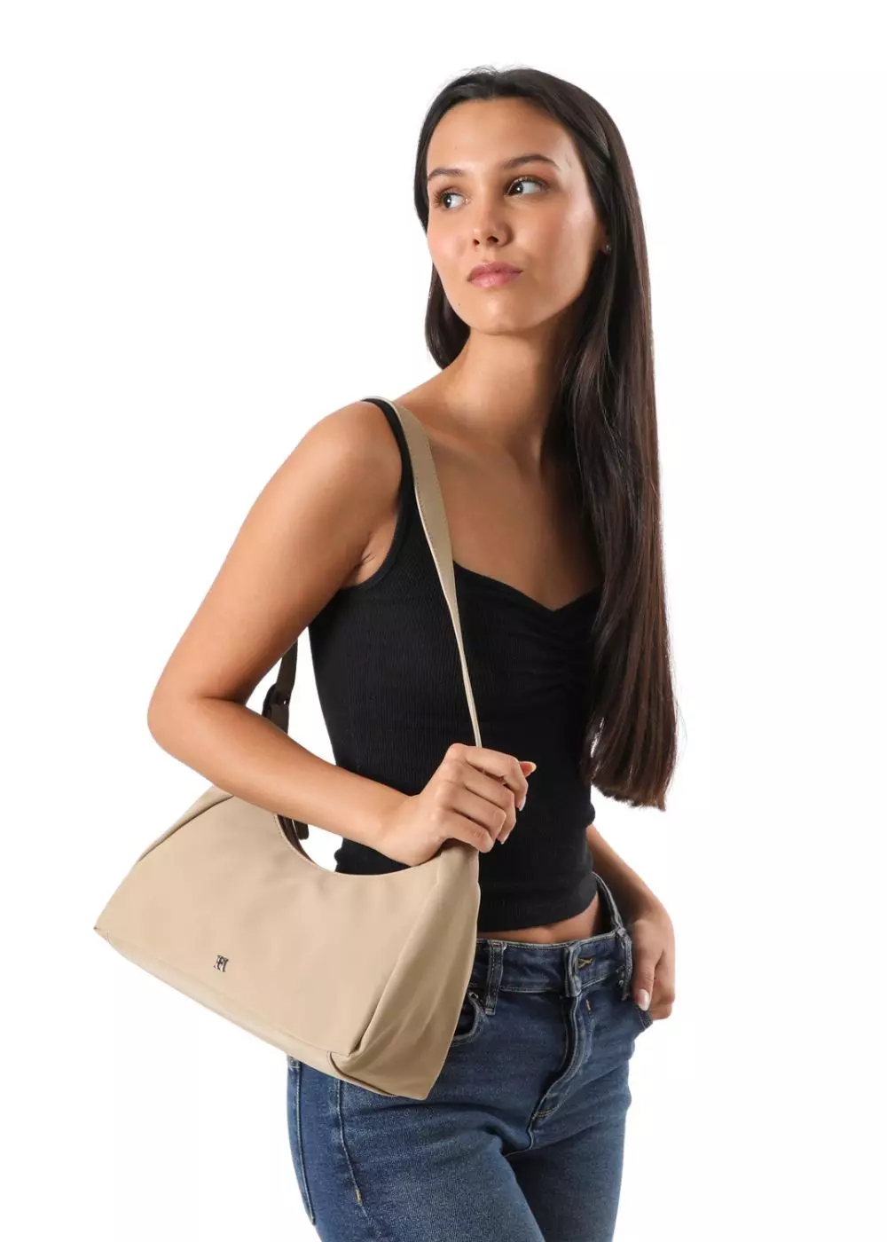 Cartera Hombro Pedrosa Beige Humana-4