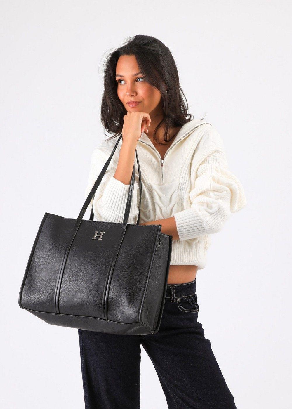 Cartera Tote Ana Negro Humana-3