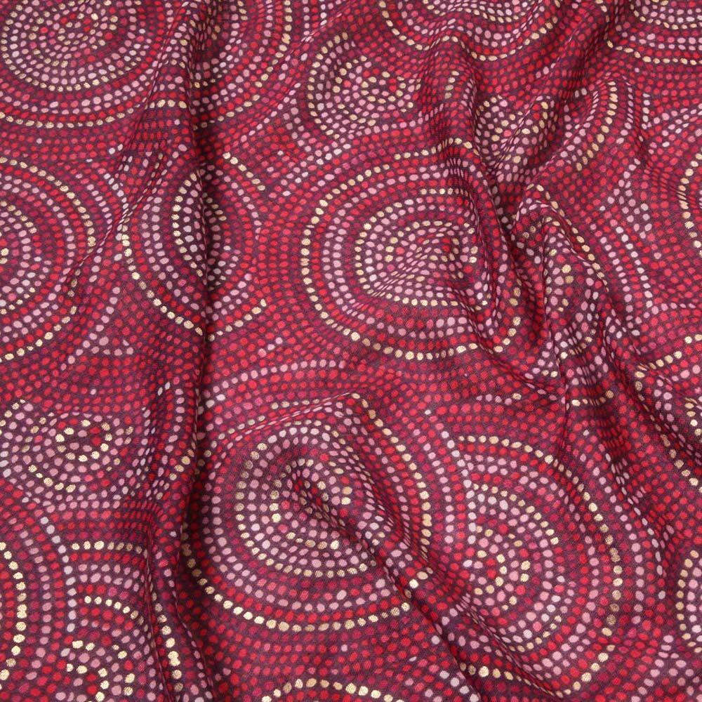 Pañuelo Estampado Reus Rojo Humana-1