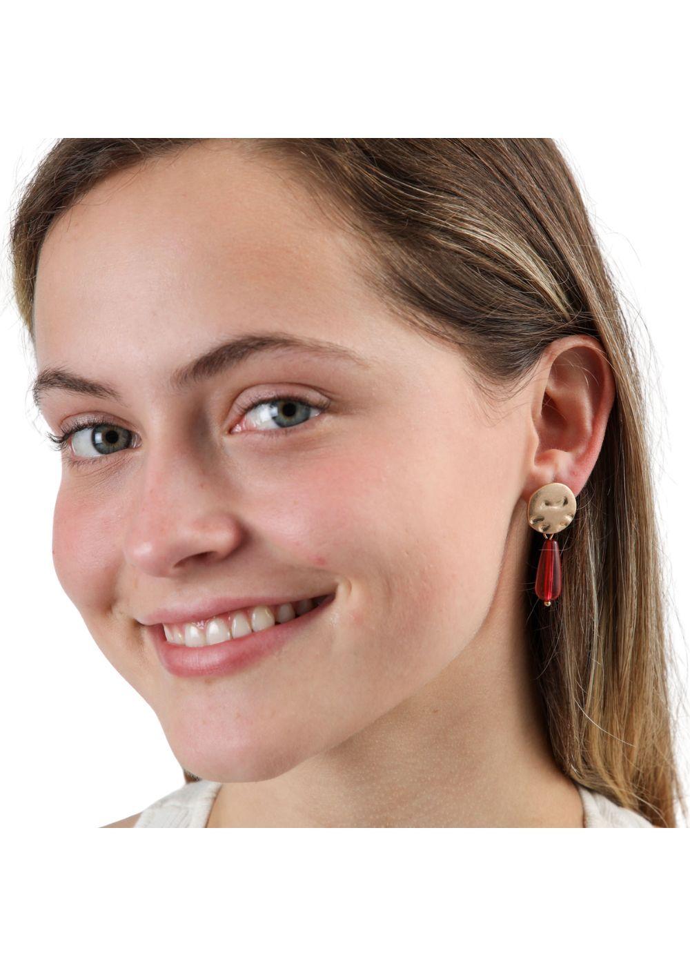 Aros Mediano Rose Dorado Humana-1