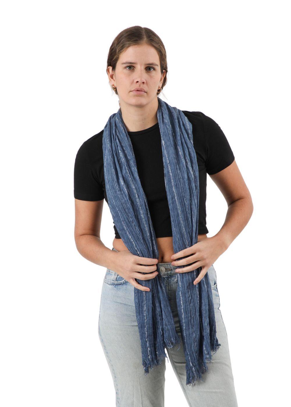 Pañuelo Liso Crawley Azul Humana-2