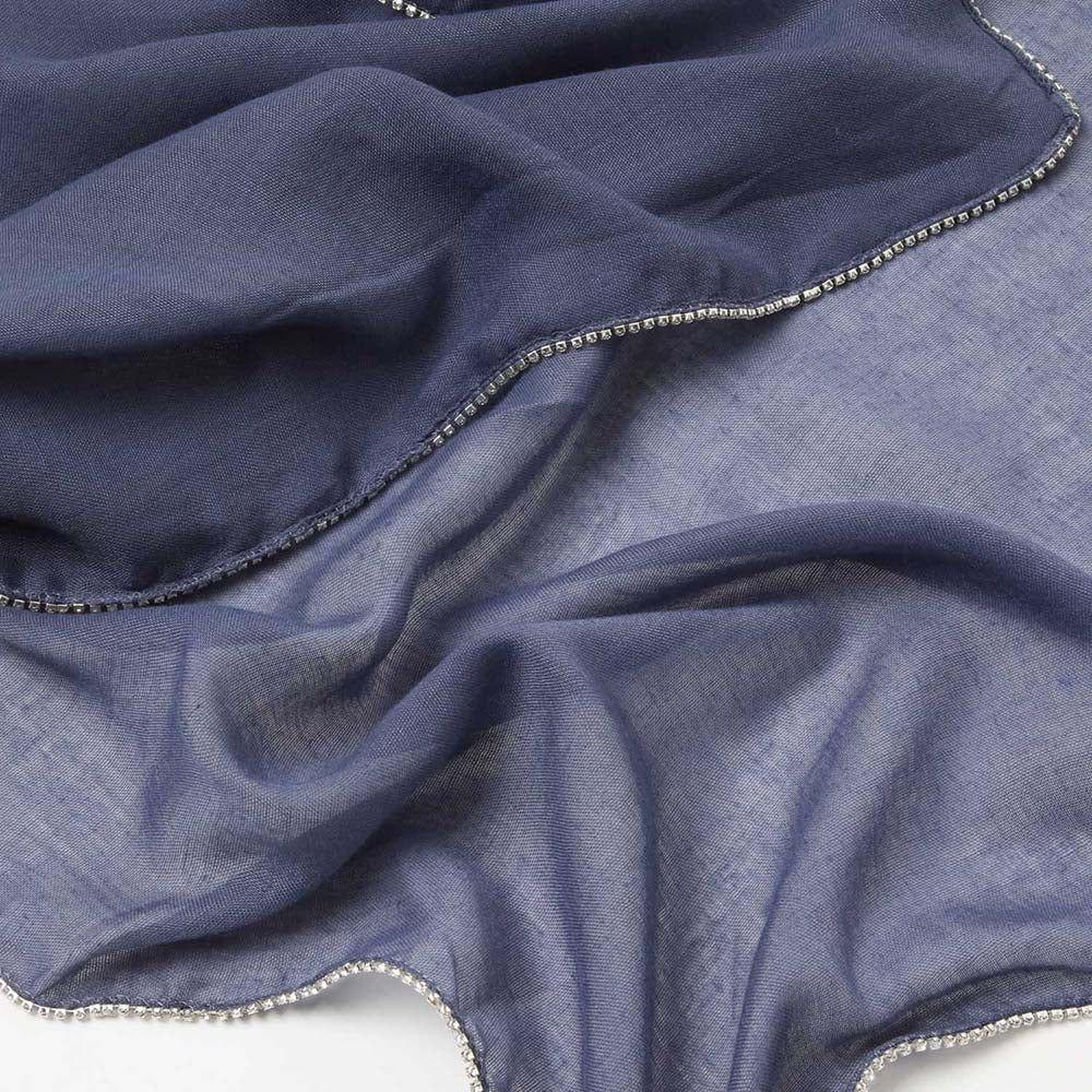 Pañuelo Liso Cádiz Azul Humana-1