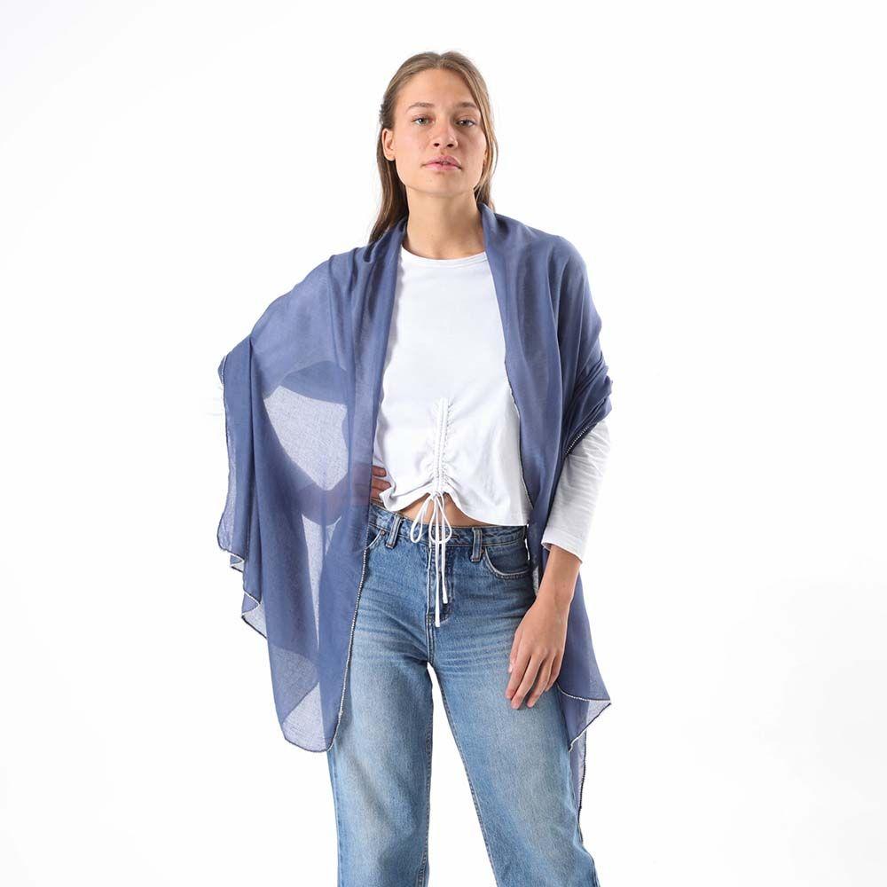 Pañuelo Liso Cádiz Azul Humana-2