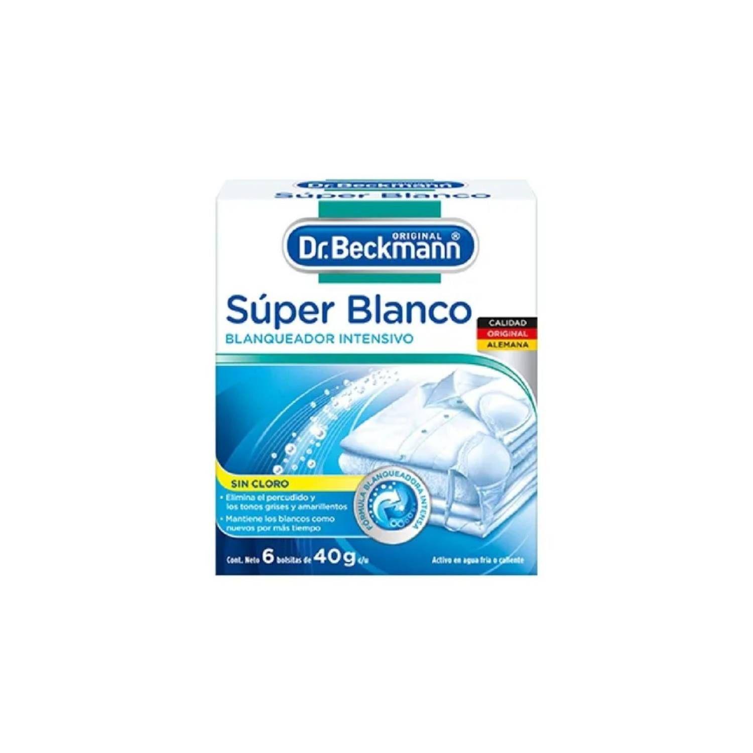 Dr beckmann super blanco blanqueador intensivo sin cloro 40g -0