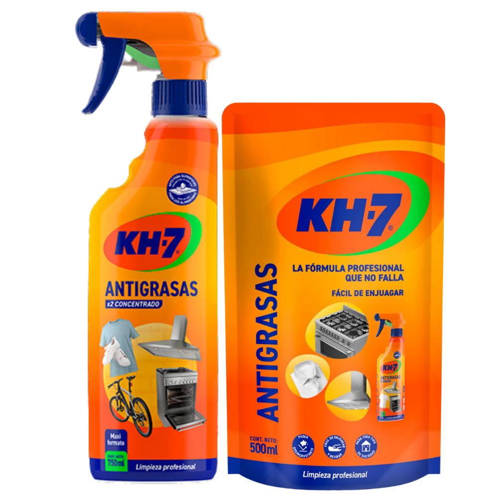 KH-7 Antigrasa Gatillo 750 Ml + Doypack Recarga 500 Ml-0