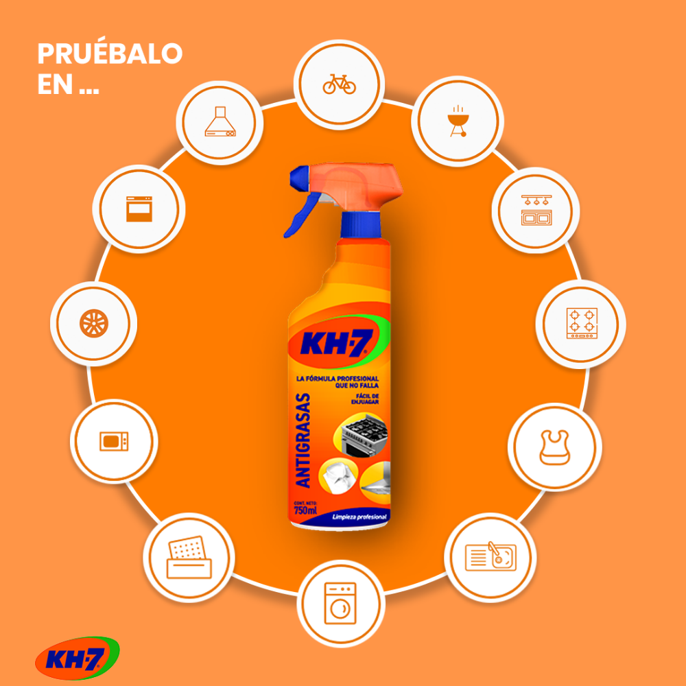 KH-7 Antigrasa Gatillo 750 Ml + Doypack Recarga 500 Ml-1