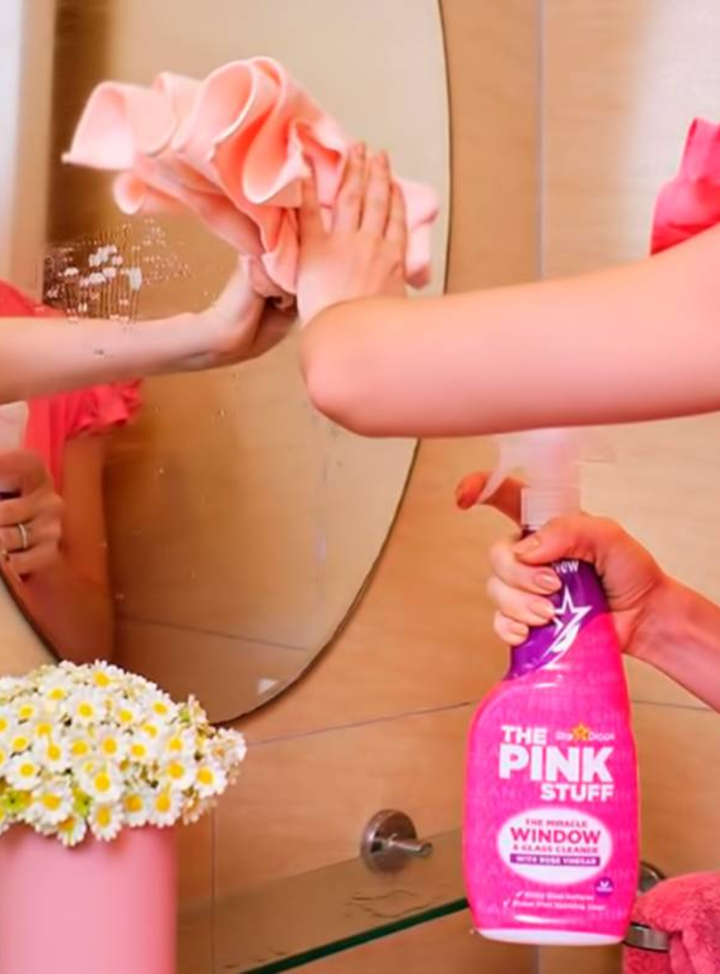 Limpia Vidrios Vinagre Rosa The Pink Stuff 750 ML-3