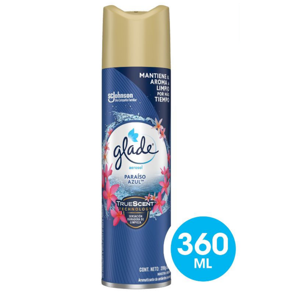 Aromatizante Ambiental Glade Paraíso Azul 360 ml-0