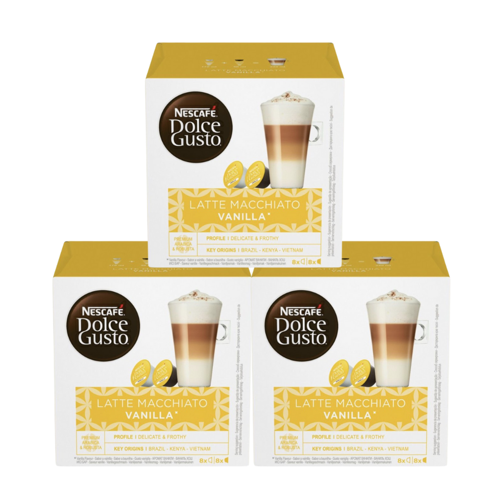 Capsulas de Café Dolce Gusto Latte Macchiato Vainilla  x3-0