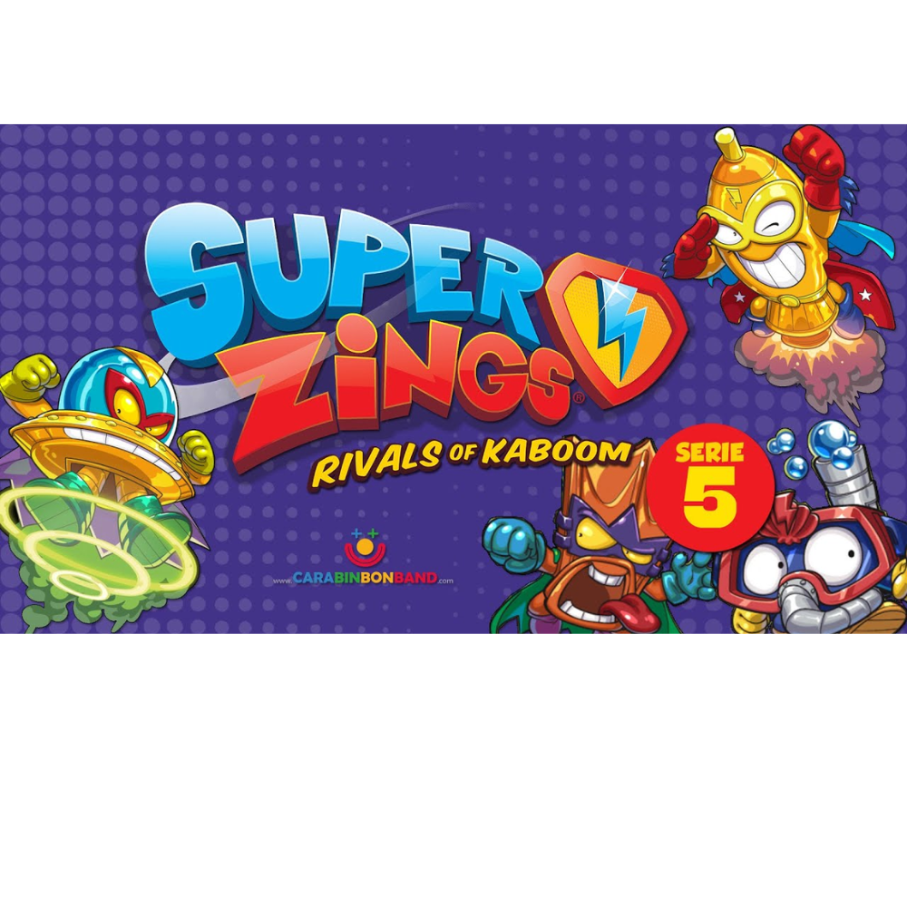 Superzings Serie 1 Rivals Kaboom Juguete Blister Con 4 Fig-1