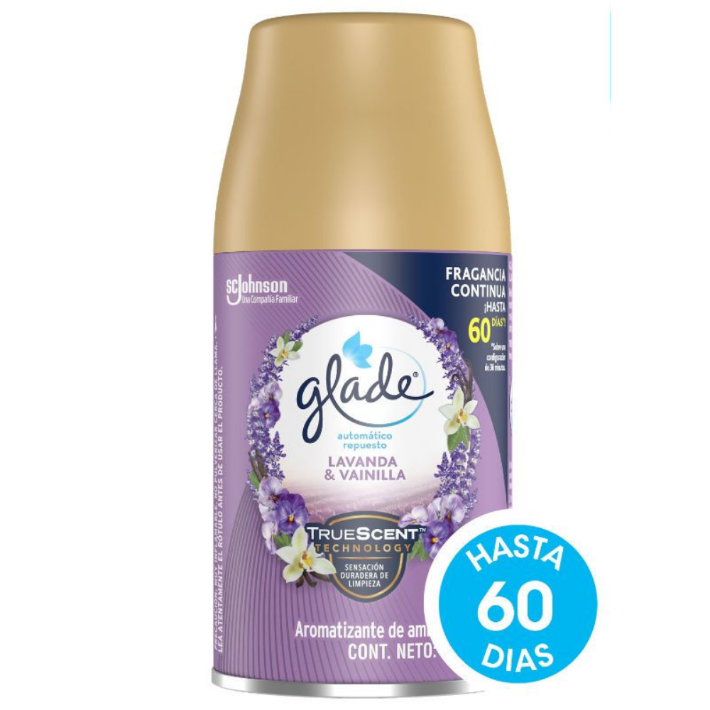 Desodorante ambiental Glade automático lavanda y vainilla repuesto 175 g-0